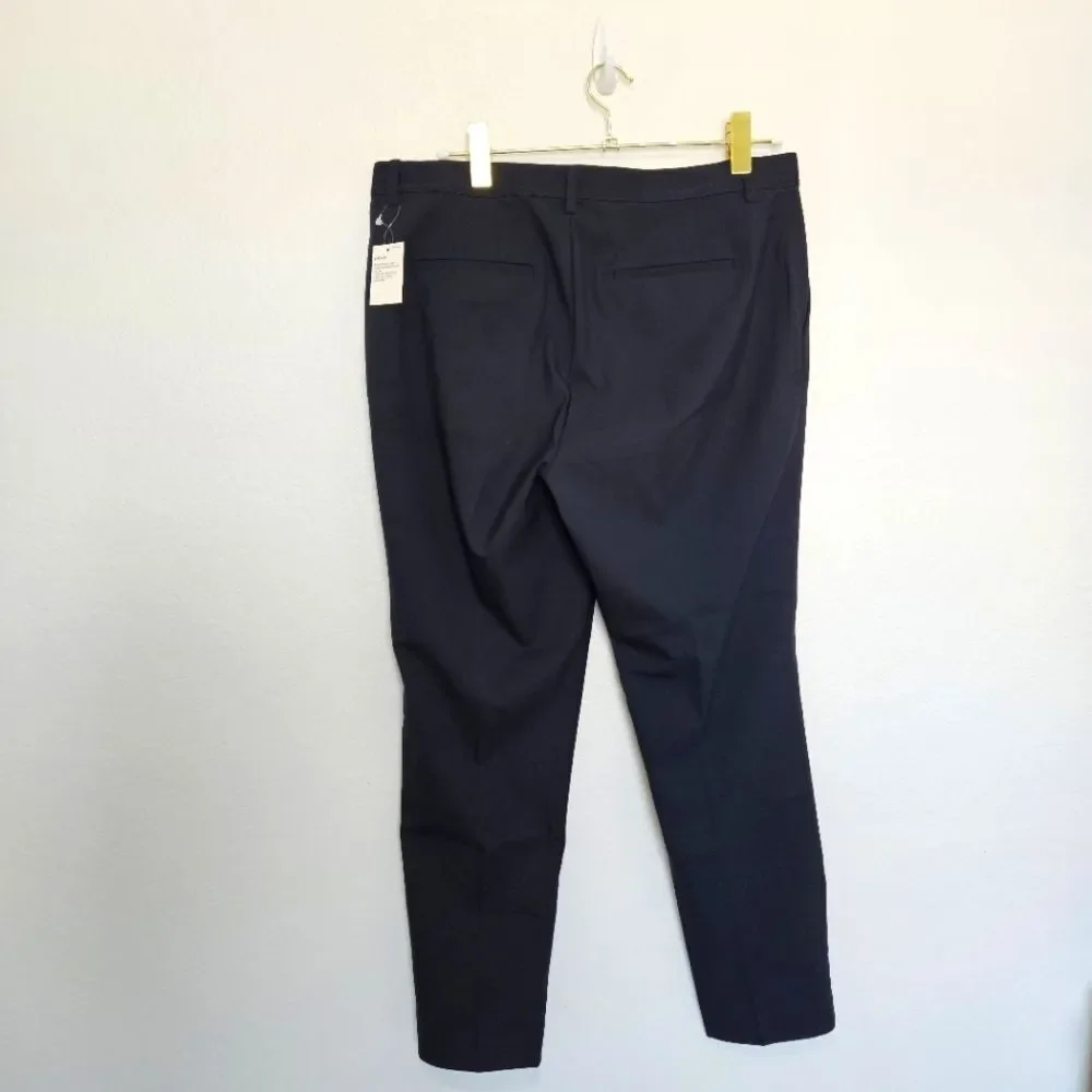 NWT Uniqlo | Smart Style Ankle Length Pants Navy Blue, Womens 32 - 33 - Picture 6 of 8